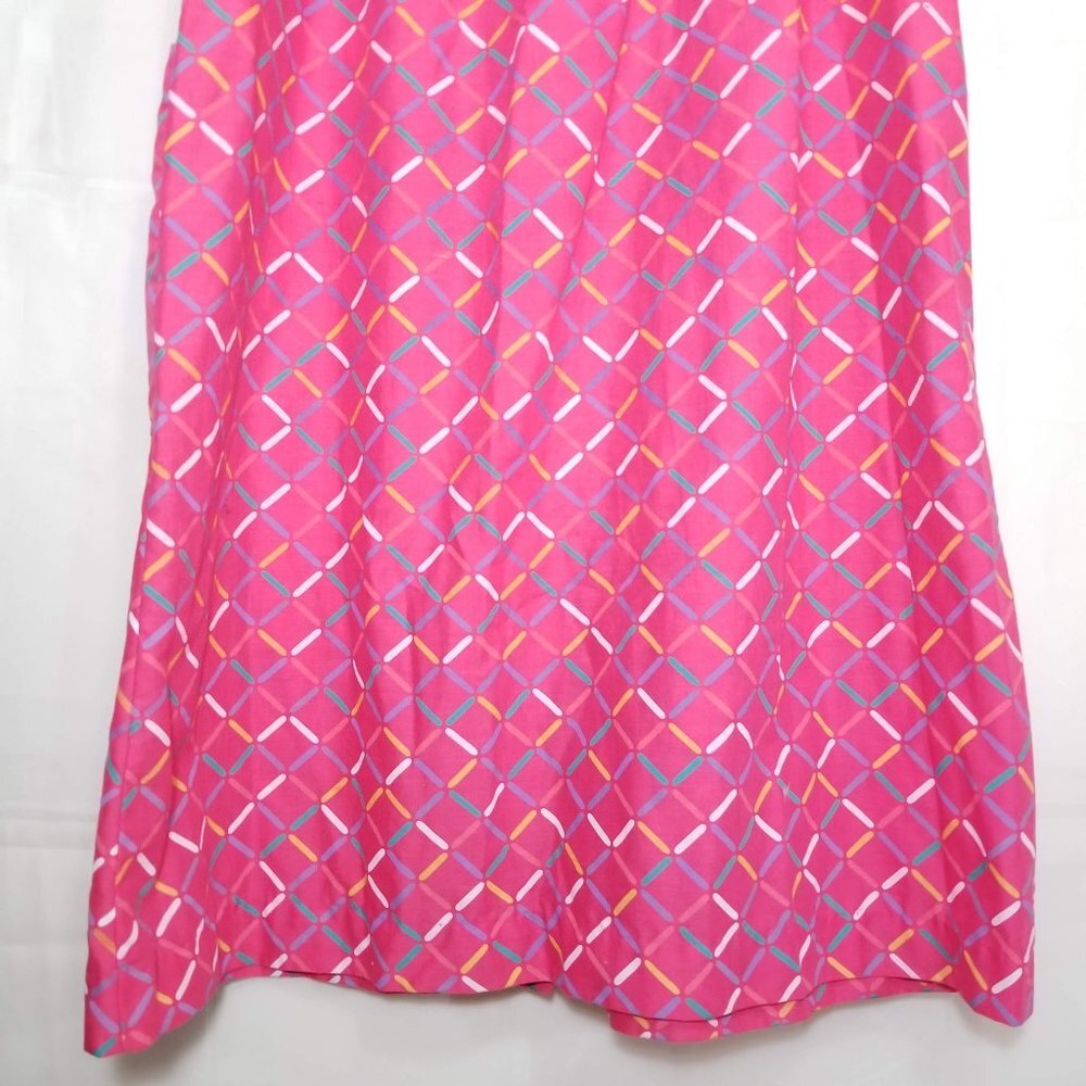 Vintage Jilandre Caftan Housedress Coral Size M - image 6